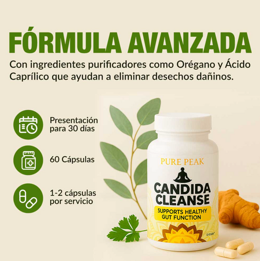 Suplemento Candida - Recupera Vitalidad, Mejor Digestión, Claridad Mental